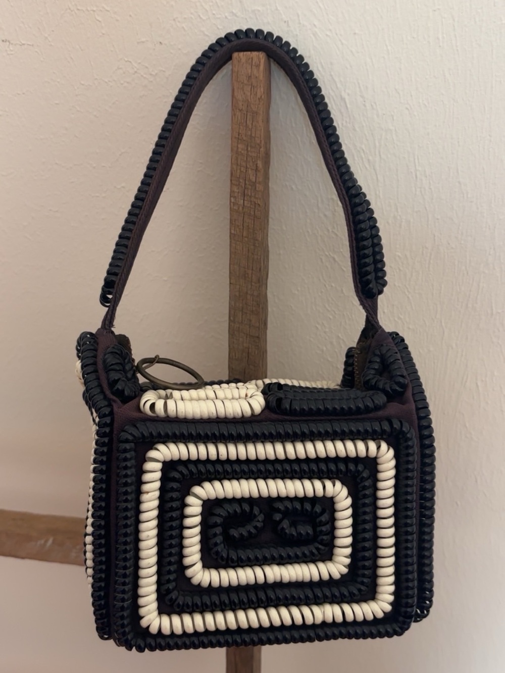 Vintage phone cord purse